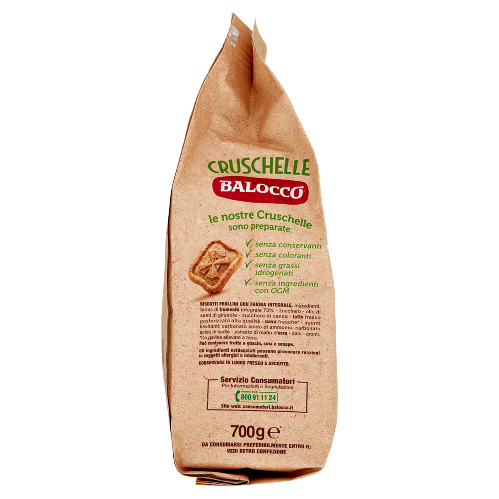 Biscotti Integrali Cruschelle Senza Olio Di Palma Balocco - Foto 2