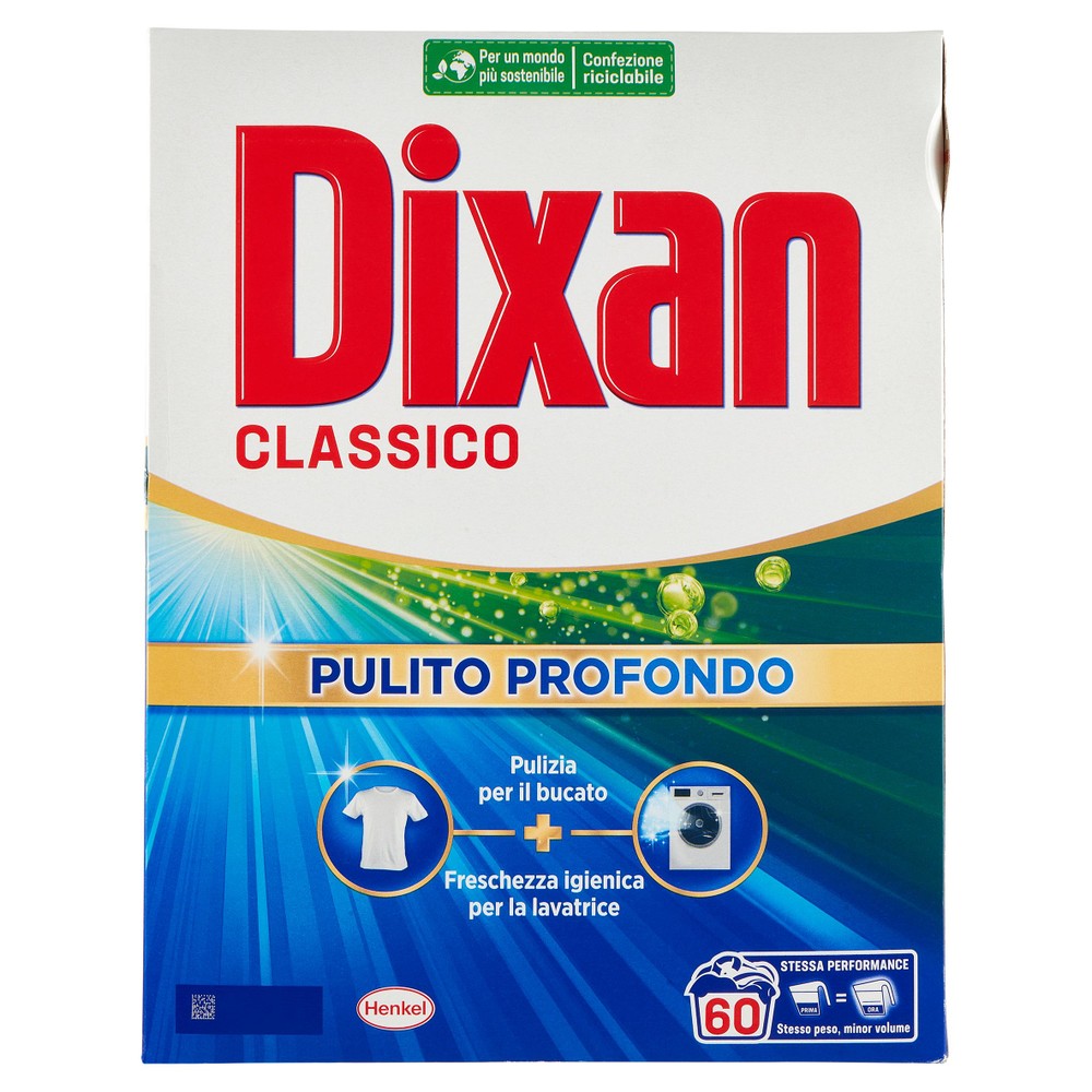 Detersivo In Polvere Per Lavatrice 60 Misurini Dixan - Foto 1
