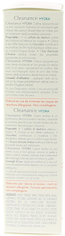 Crema Cleanance Hydra Avene
