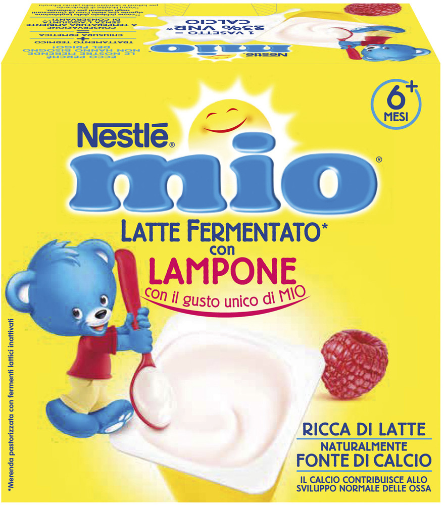 Merenda Latte Fermentato Gusto Lampone Mio - Foto 1