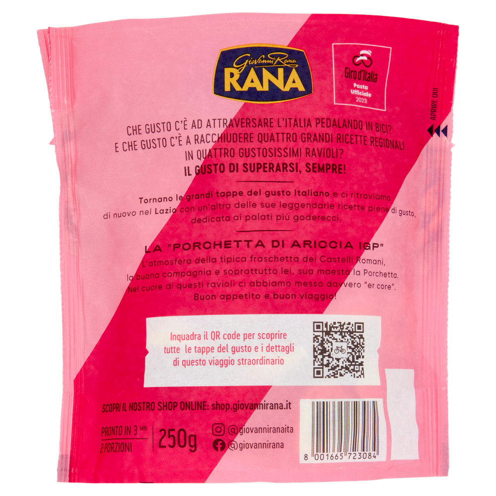 Ravioli Giro D'italia Porchetta Rana