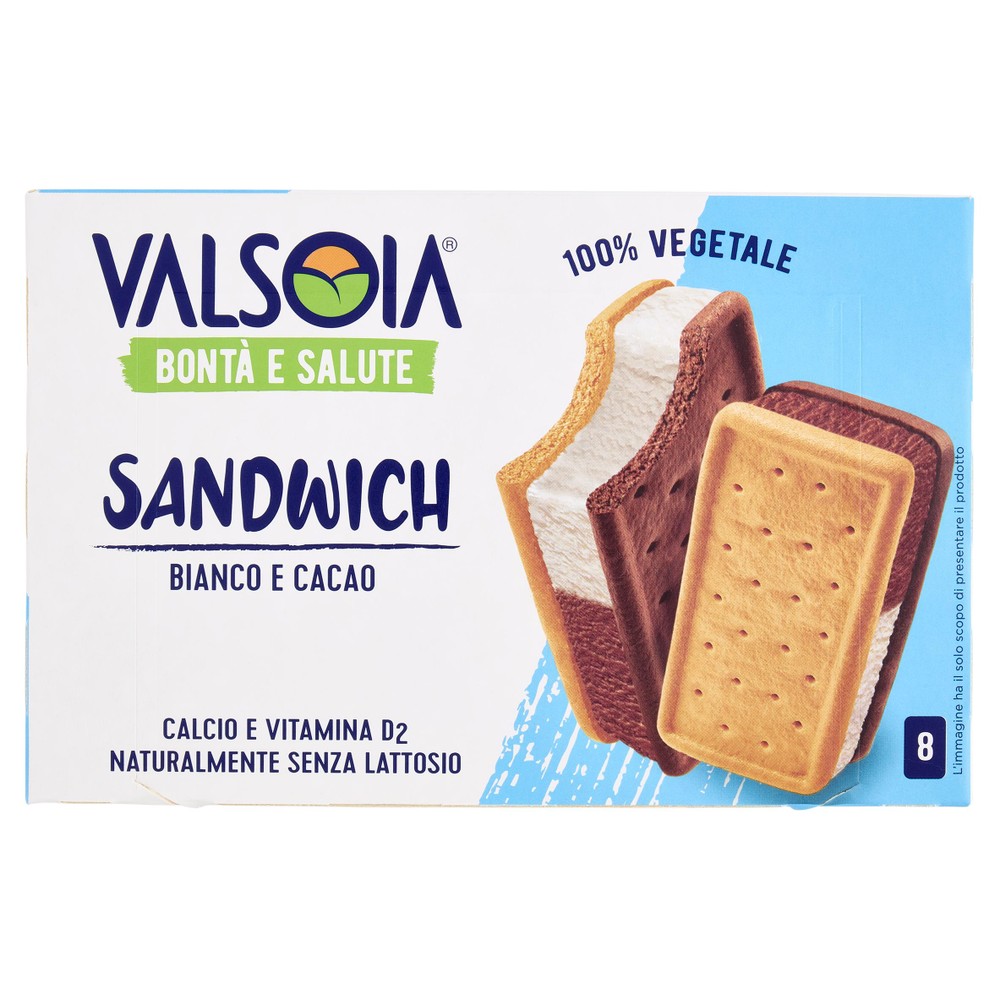 8 Sandwiches Con Calcio E Vitamina D2 Valsoia - Foto 1