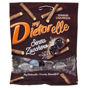 Caramelle Gommose Gusto Liquirizia Senza Zucchero Dietorelle - Foto 1