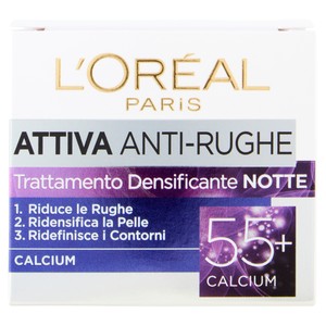 Crema Notte Antirughe Con Calcio 55+ L'oreal - Foto 1