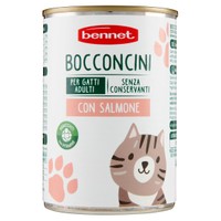 Alimento Umido Per Gatti Bocconcini Al Salmone Bennet