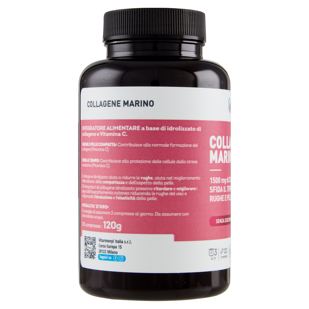 Laboratoires Vitarmonyl Collagene Marino Compresse 120 - Foto 2