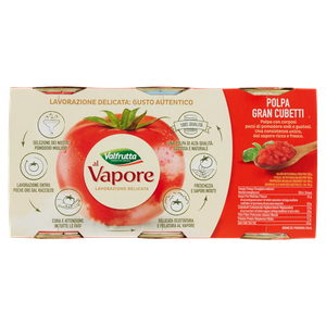 Polpa Di Pomodoro In Pezzi 3x400g Valfrutta - Foto 3
