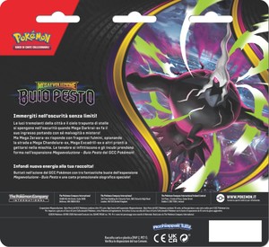 Pokemon Megaevoluzione Buio Pesto 3 Buste Assortito - Foto 2