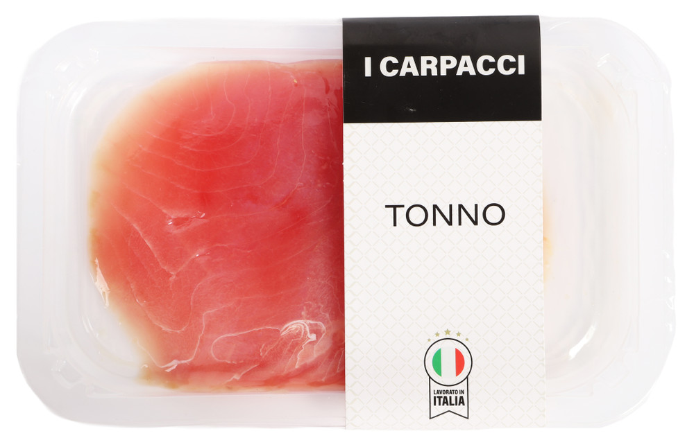 Carpaccio Di Tonno A Pinne Gialle A Fette - Foto 1