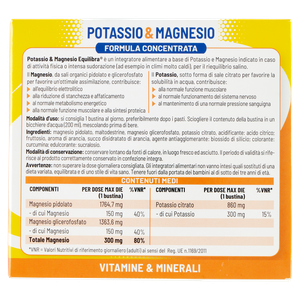 Potassio & Magnesio Equilibra 20 Bustine