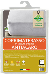 Coprimaterasso 2pz Cm165x195 In Tessuto Trattato Antiacaro Greenfirst