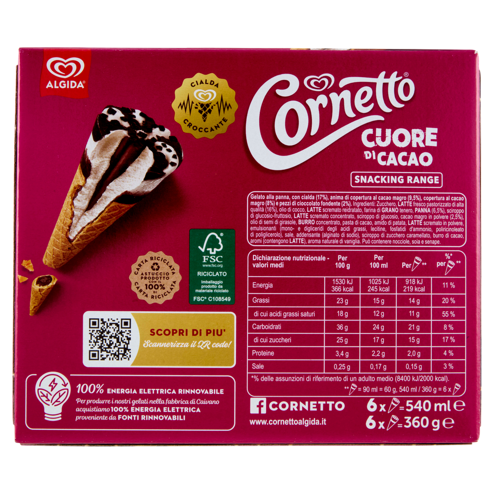 Cornetto Cuore Croccante Conf.Da 6 - Foto 3