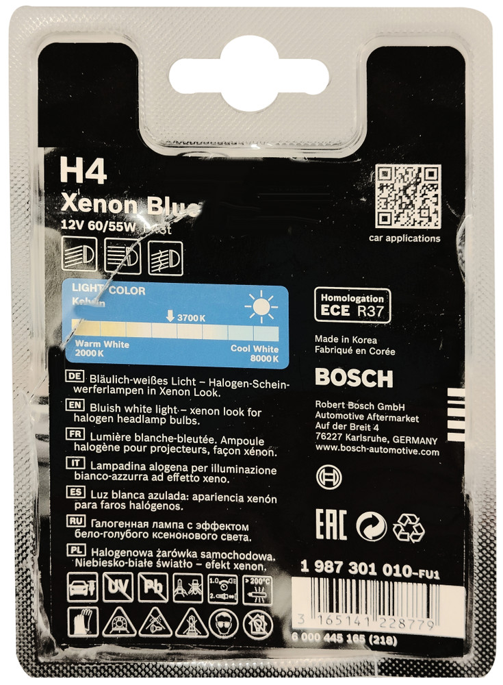 Lampadina Per Auto H4 Xenon Blue Bosch - Foto 2