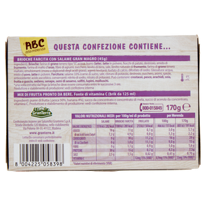 L'abc Della Merenda Brioche Con Salame Gran Magro Granterre Teneroni - Foto 3