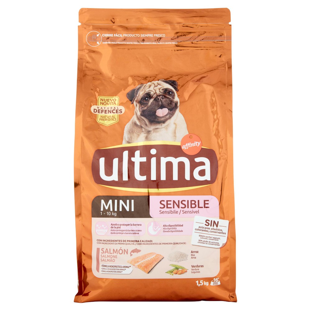 Alimento Secco Per Cani Mini Salmone Ultima - Foto 1
