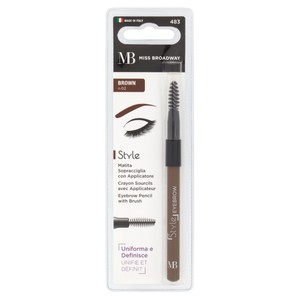 Matita Sopracciglia Con Applicatore Brown N.02 Miss Broadway - Foto 1