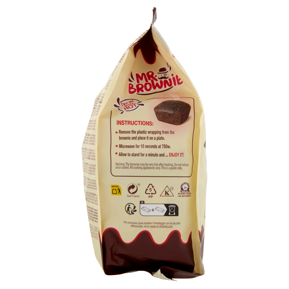 Brownies Mr. Brownie Al Cioccolato Belga 8x25g Walcor - Foto 2