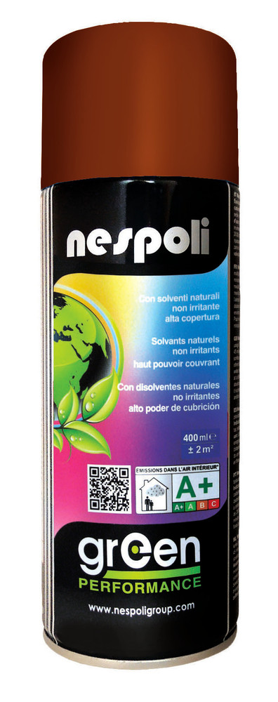 Spray Acrilico Con Solventi Naturali Marrone Nespoli Ml.400