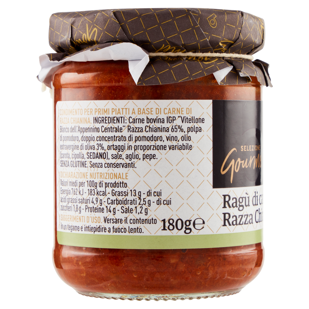 Ragu' Di Carne Di Razza Chianina Selezione Gourmet Bennet - Foto 2