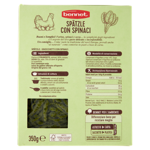 Spatzle Con Spinaci Bennet
