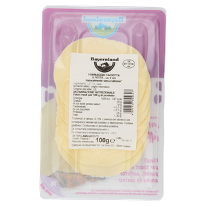 Caciotta A Fette Senza Lattosio 100g Bayernland - Foto 3