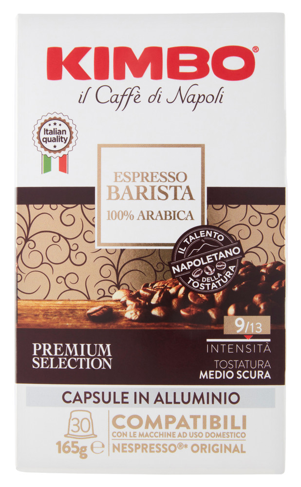 30 Capsule Caffe' Espresso Barista 100% Arabica Kimbo - Foto 1