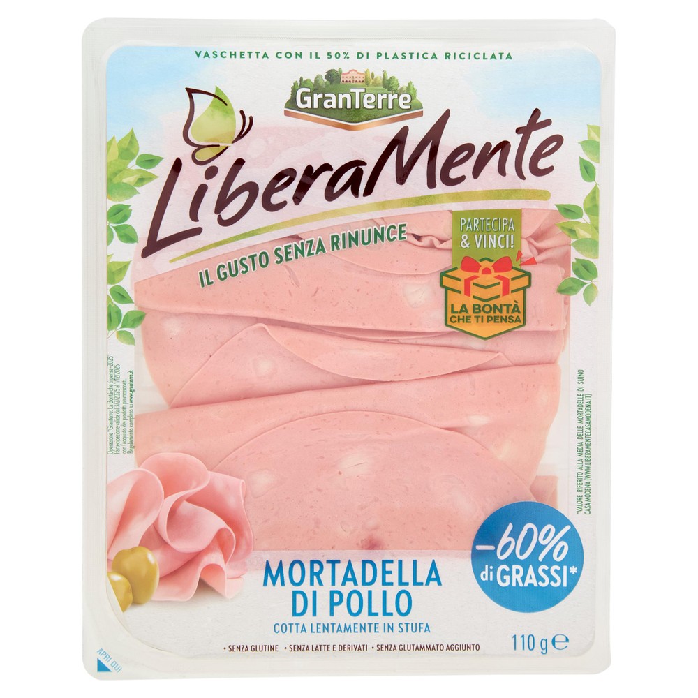 Affettato Mortadella Di Pollo Granterre Liberamente - Foto 1