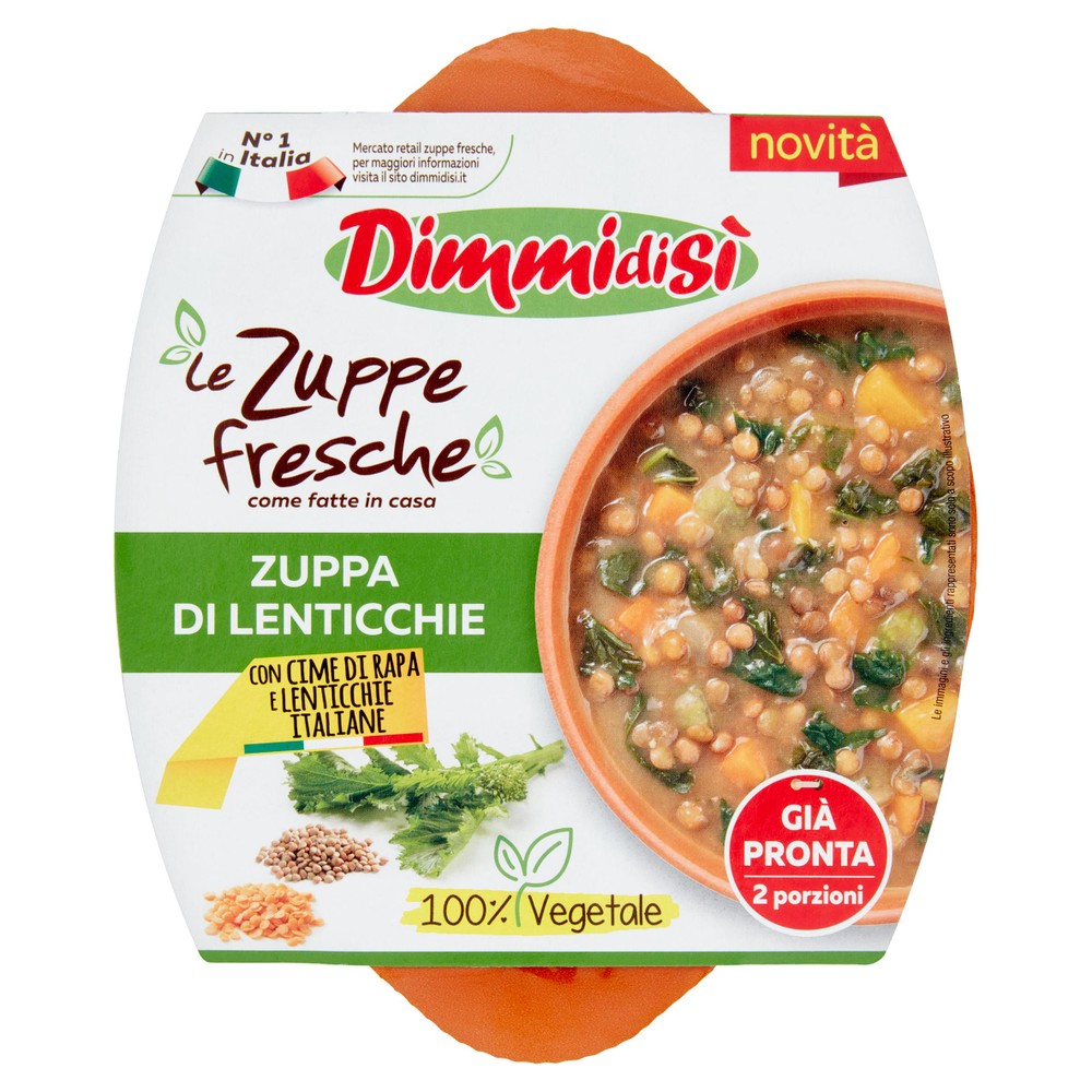 Zuppa Di Lenticchie E Cime Di Rapa - Foto 1