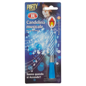 Candeline Musicali Azzurre Rebecchi