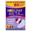 80 Assorbenti Con Ali Lines Seta Ultra Quadripack