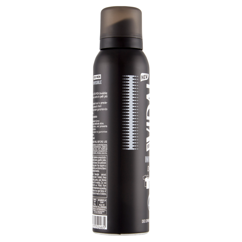 Deodorante Spray Men Invisible Vidal - Foto 2