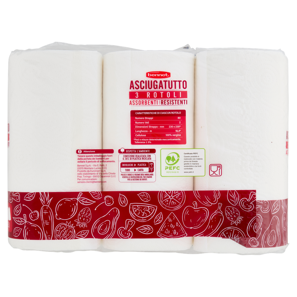 Carta Casa 2 Veli Bennet 3 Rotoli - Foto 3