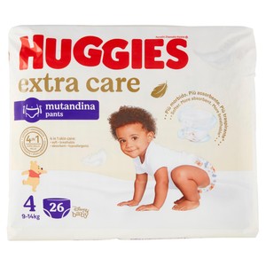 Pannolini Huggies Extra Care Mutandina Taglia 4 - Foto 1