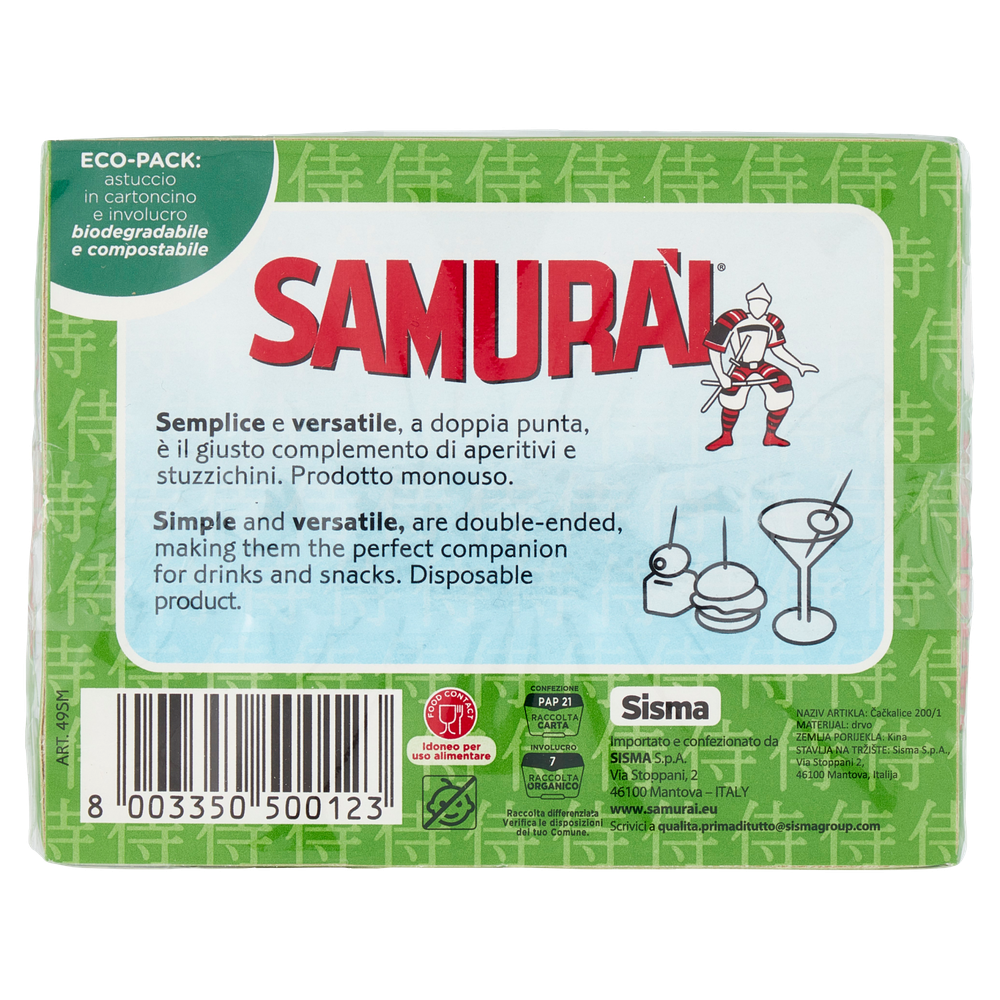 Stuzzicadenti Tondi Samurai - Foto 3