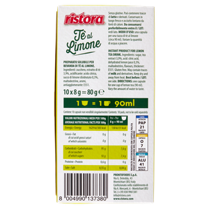 Tè Al Limone In Capsule Compatibili Nespresso 10pz Ristora - Foto 3