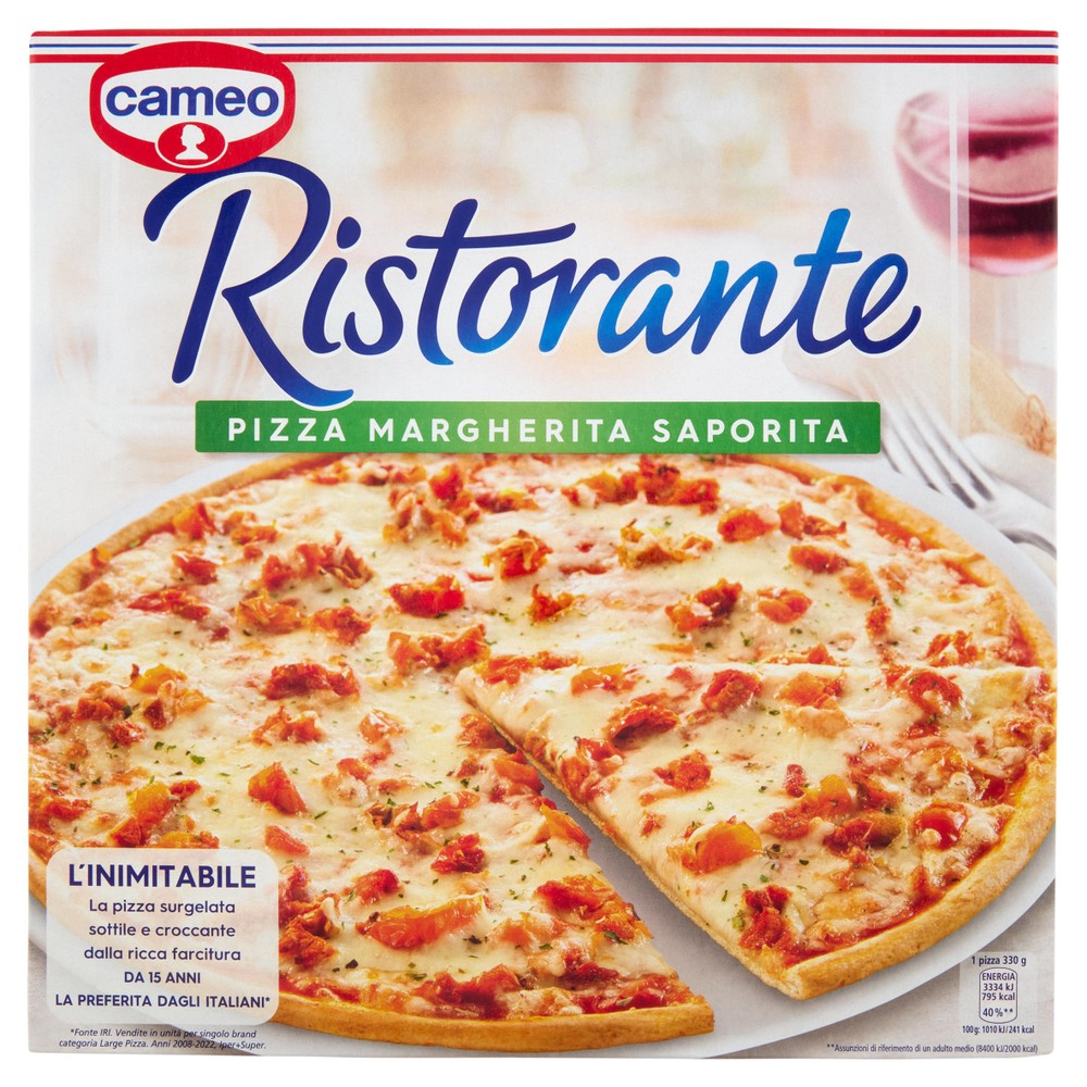 Pizza Margherita Saporita, Base Sottile Ristorante Cameo - Foto 1