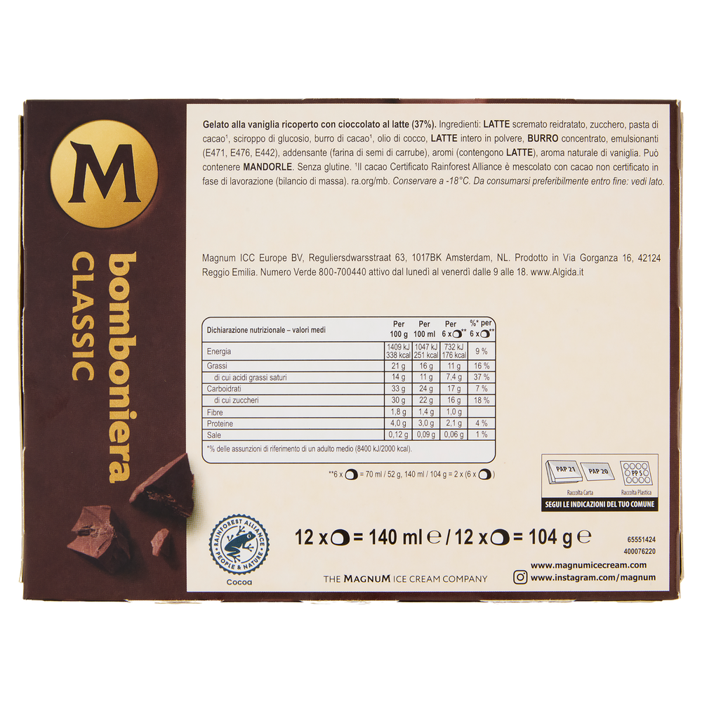 Bomboniera Classic Magnum Algida - Foto 3