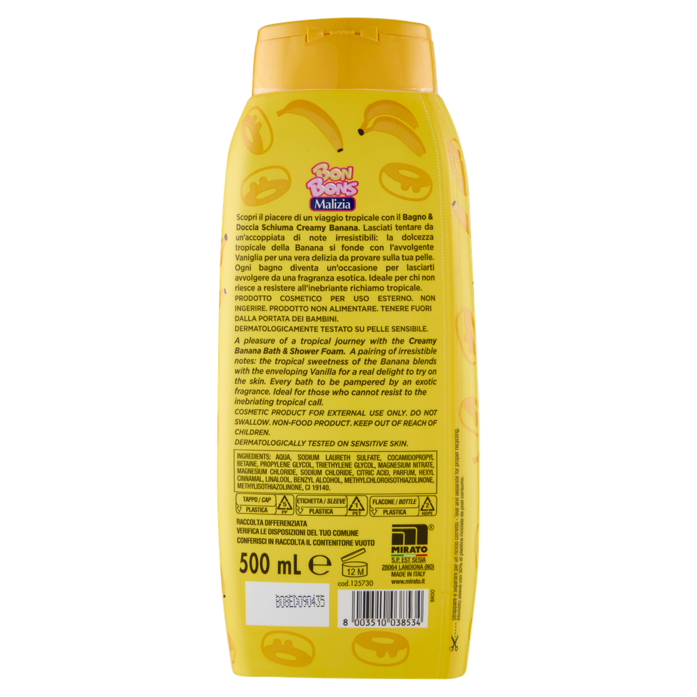 Bagno Schiuma Creamy Banana Malizia Bon Bons - Foto 3