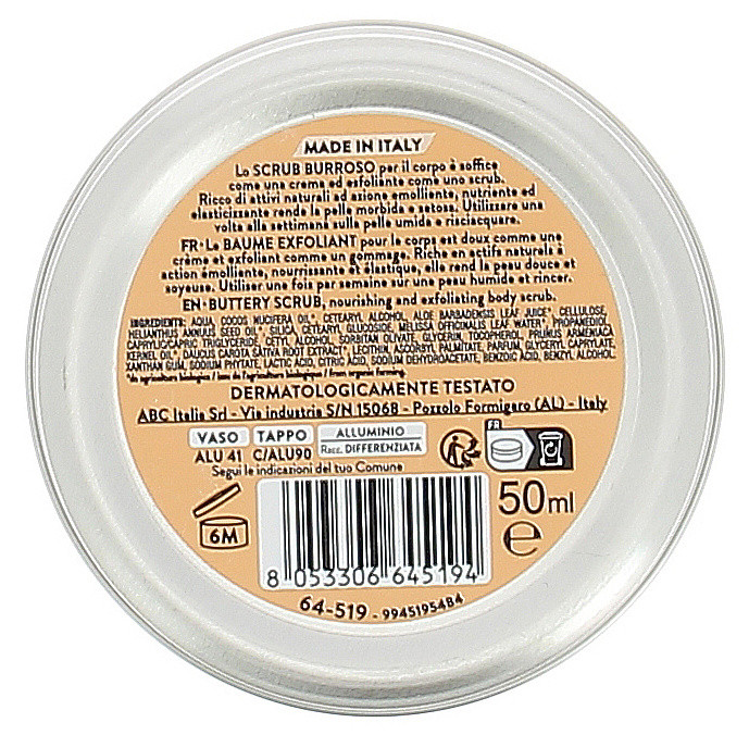 Scrub Burroso Corpo Albicocca E Carota 50 Ml Omnia Botanica - Foto 2