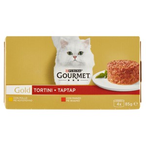 Alimento Umido Per Gatti Tortini Carne Gourmet Gold - Foto 1