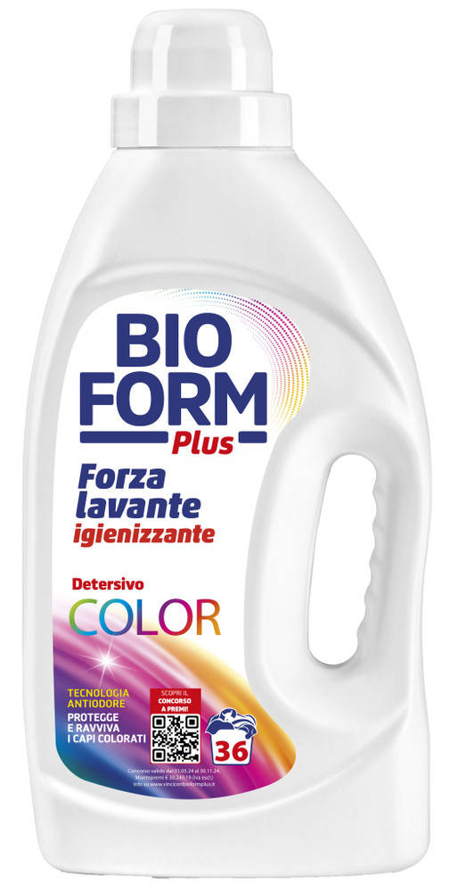 Detersivo Liquido Lavatrice Con Igienizzante Per Capi Colorati Bioform - Foto 1