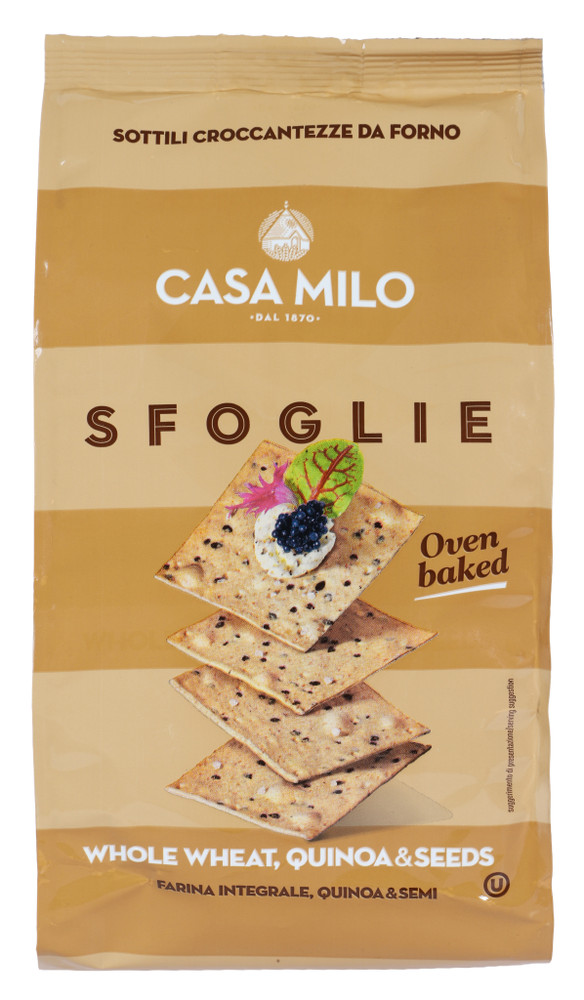 Sfoglie Farina Integrale/Quinoa/Semi Casa Milo - Foto 1