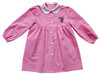 Grembiule Asilo Bambina 3 Anni Vichy Rosa Ricamo Stitch