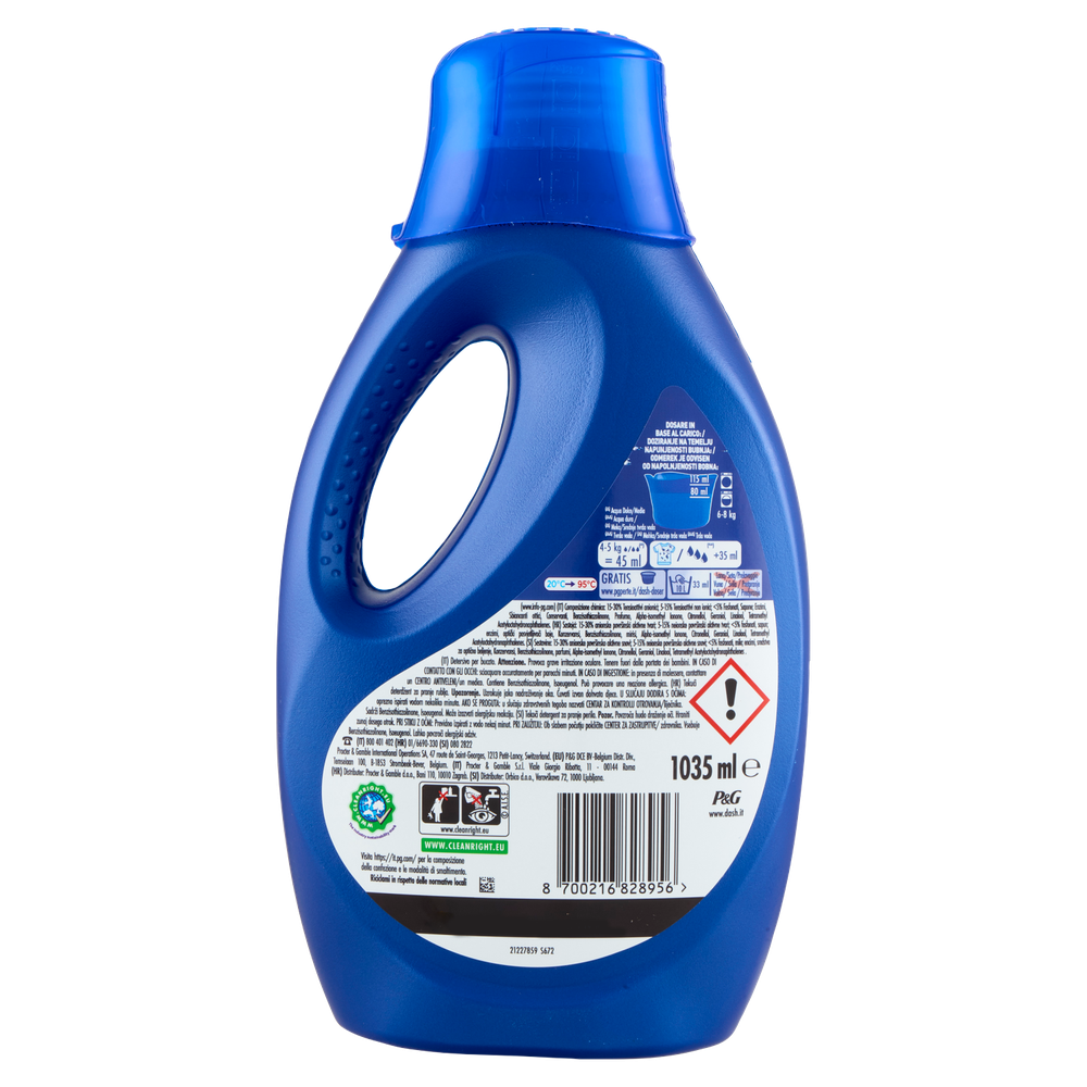 Detersivo Liquido Power Smacchiatore 23 Lavaggi Dash - Foto 3