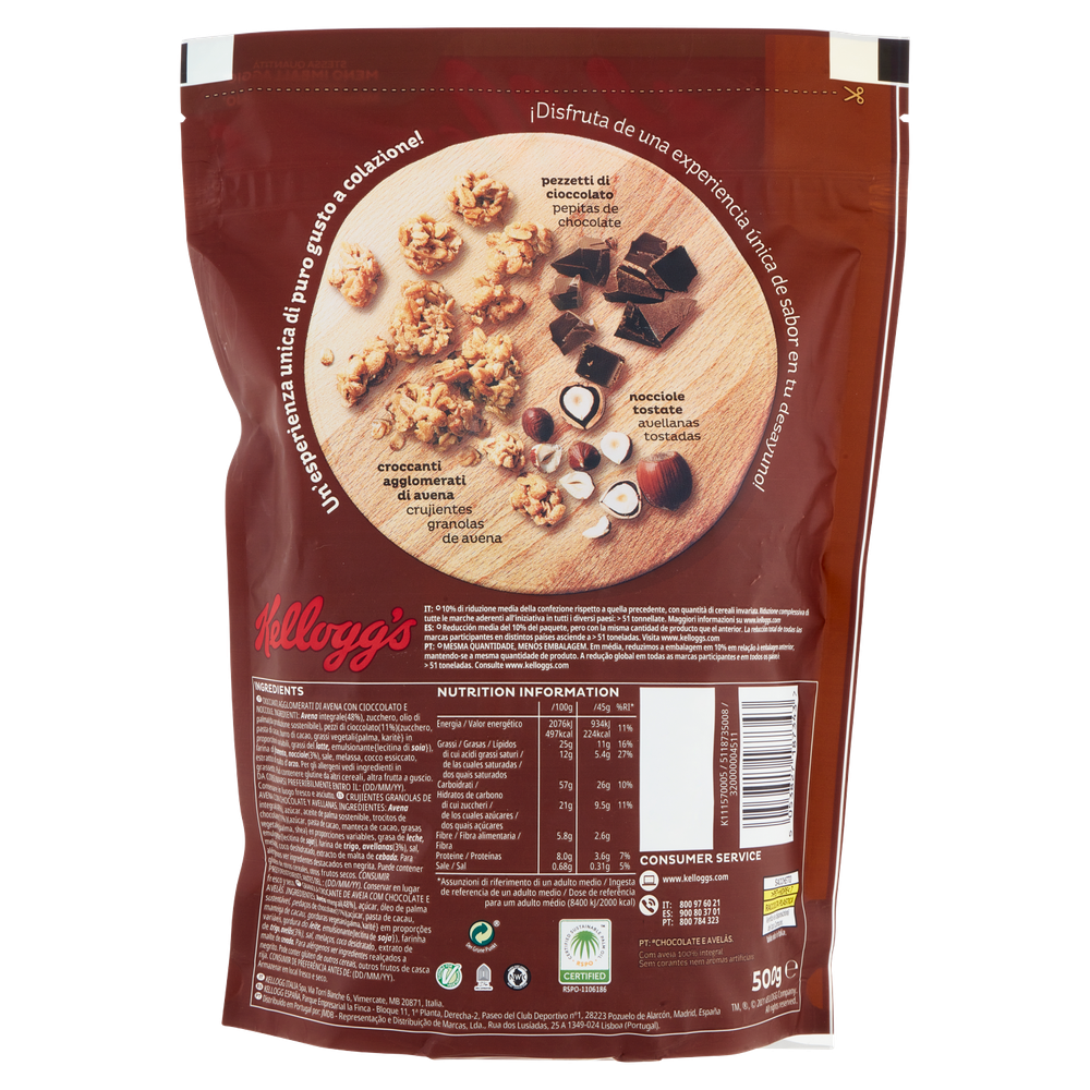 Cereali Extra Con Avena Croccante, Cioccolato E Nocciole Kellogg's - Foto 3