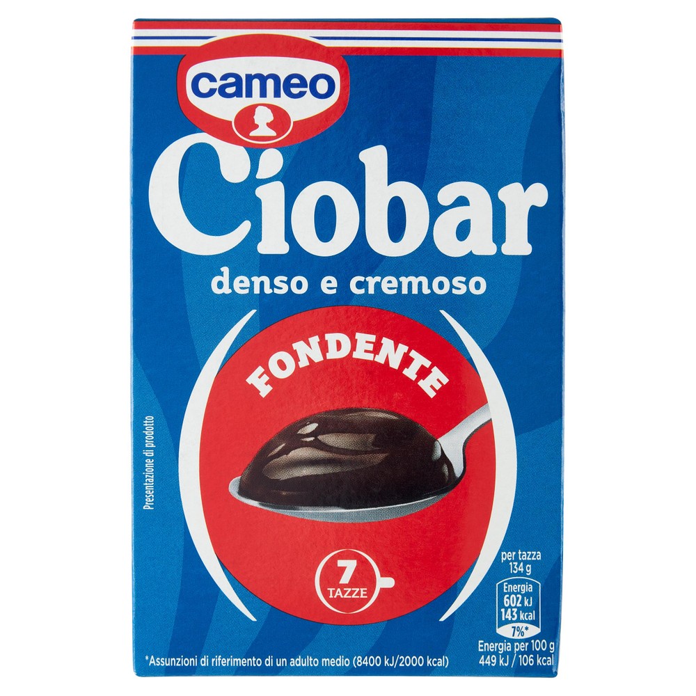 Preparato Ciobar Per Cioccolata Fondente 7x23g Buste Cameo - Foto 1
