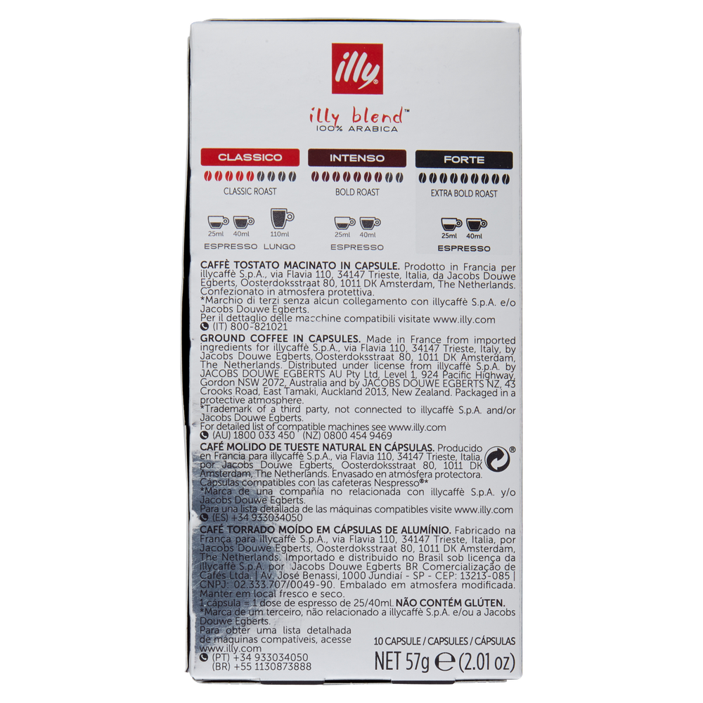 Capsule Caffè Forte Espresso Compatibili Nespresso 10pz Illy - Foto 3