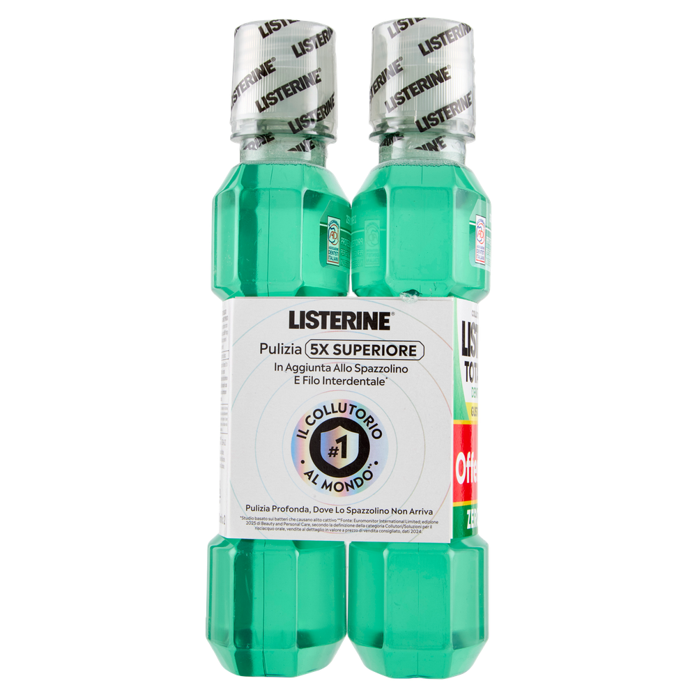 Collutorio Listerine Denti E Gengive Gusto Delicato Bipacco - Foto 2