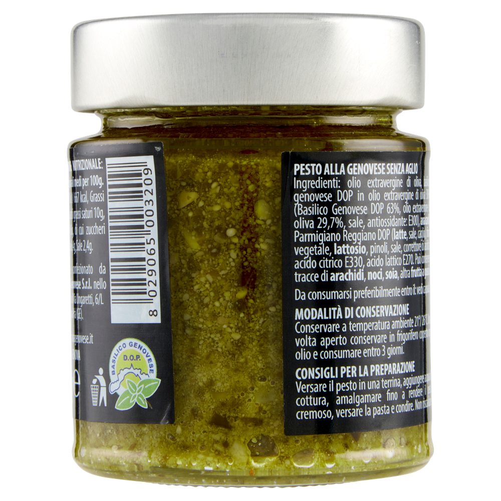 Pesto Genovese Senza Aglio Artigiana Genovese - Foto 3