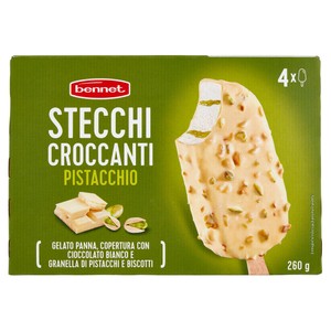 4 Gelati Stecchi Al Pistacchio Bennet - Foto 1
